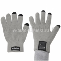 Акриловые перчатки для сенсорных экранов со встроенной Bluetooth-гарнитурой CallMe размер S, цвет gray