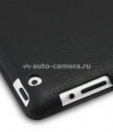 Кожаный чехол для iPad 3 и iPad 4 Melkco Slimme Cover Type (Black LC), цвет черный (APNIPALCSC1BKLC)