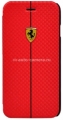 Кожаный чехол для iPhone 6 Plus Ferrari Formula One Booktype, цвет Red (FEFOCFLBKP6LRE)