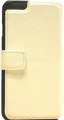 Кожаный чехол для iPhone 6 Plus Karl Lagerfeld Trendy Booktype, цвет White (KLFLHP6LTRSW)