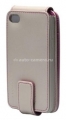 Кожаный чехол для iPod touch 4G Belkin Verve Folio, цвет серо-розовый (F8Z673CW163)