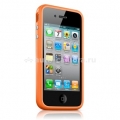 Оригинальный бампер для iPhone 4 и 4S Apple Bumper, цвет оранжевый (MC672ZM/B )