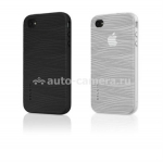 Чехол Набор силиконовых чехлов для iPhone 4 и 4S Belkin Grip Groove Duo, цвет Black & Clear (F8Z625CW2)
