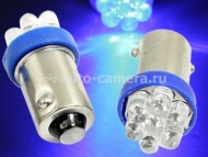 Светодиодные лампы T10-BA9S-7LED blue
