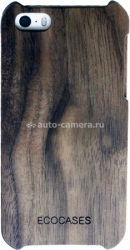 Чехол из ценных древесных пород на заднюю крышку iPhone 5 / 5S ECO CASES (бразильский орех)