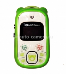 Детский мобильный телефон Baby Phone, цвет зеленый