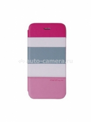 Кожаный чехол для iPhone 6 Plus Uniq March, цвет Pink (IP6PGAR-MARPNK)