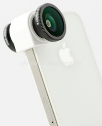 Объектив для iPhone 5 / 5S Olloclip 4 in 1, цвет silver (OCEU-IPH5-FW2M-SW)