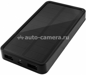 Универсальный внешний аккумулятор для iPhone, iPad, Samsung и HTC Promate solarMate 6000 mAh, цвет black